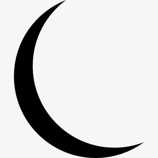 Thin Moon 图标免抠