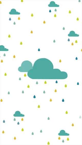 简约卡通插画H5背景高清