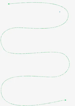 绿色指引线条免抠