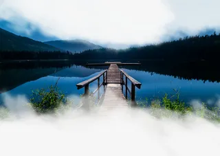 春天绿色山水桂林免抠动植物植物元素