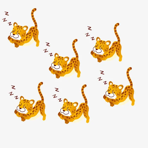 老虎可爱免抠