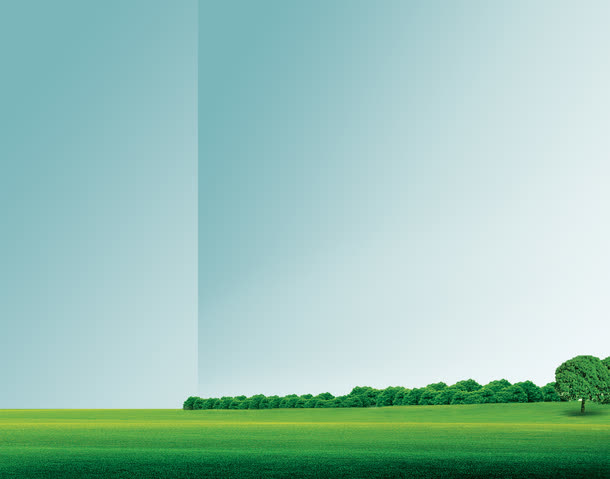 绿草地边框纹理免抠
