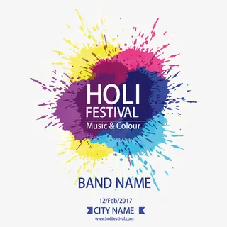 色彩水彩底纹海报边框免抠