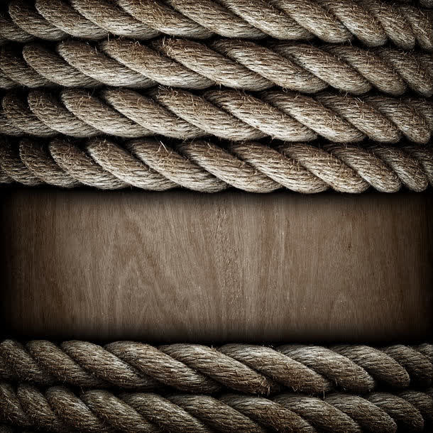 绳子与木板背景