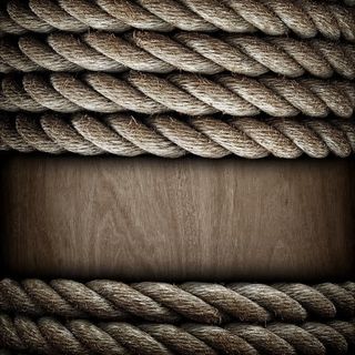 绳子与木板背景