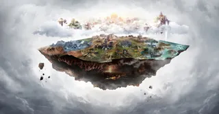 玄幻纵横三界宣传海报免抠