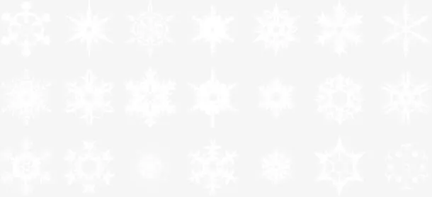 21款雪花PSD素材免抠