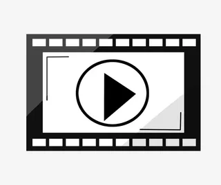 黑白胶卷视频播放免抠