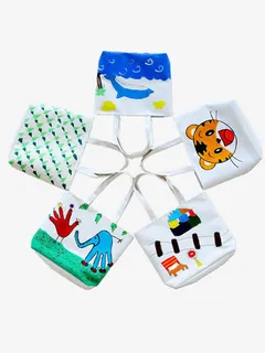 五个手绘包免抠