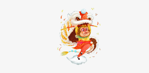 卡通猴子形象免抠