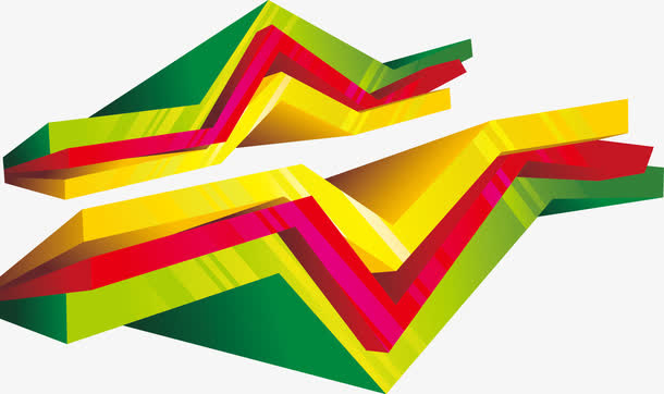 卡通条形装饰底纹免抠