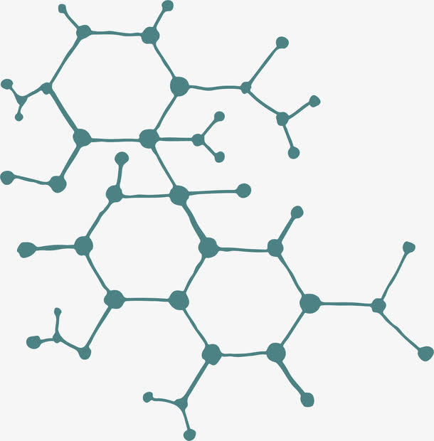分子结构图免抠标签元素