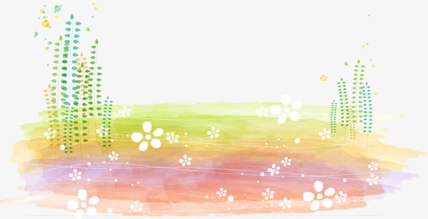 水彩抽象墨迹免抠