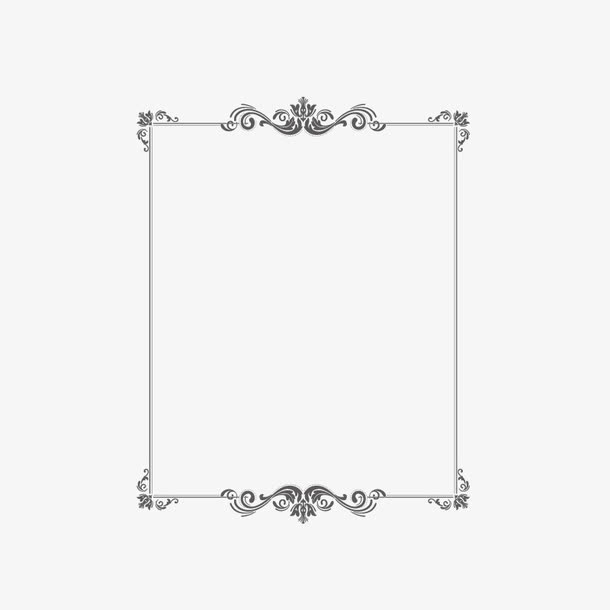 复古菜单边框免抠