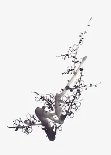 水墨梅花图片素材免抠