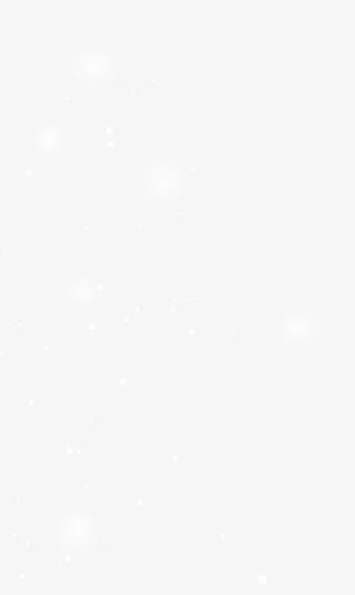 白色漂浮雪花免抠