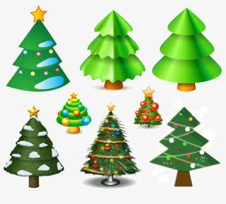 圣诞树素材集免抠