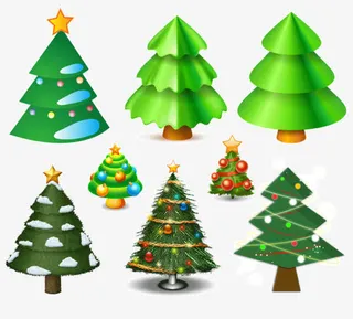 圣诞树素材集免抠