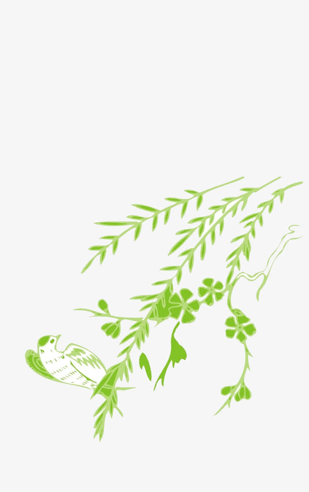 美丽的杨絮免抠