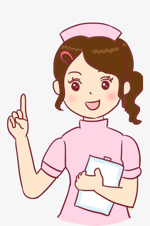 卡通女医生讲课免抠