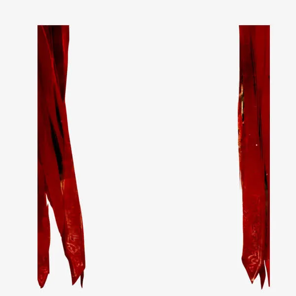 红色帷幕免抠