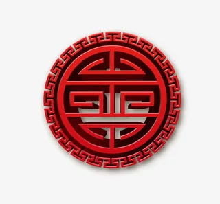 新年红色门贴免抠