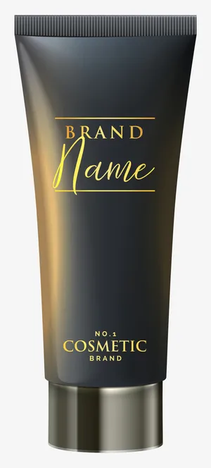 矢量黑色乳霜包装设计免抠