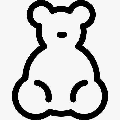 小熊玩具图标免抠
