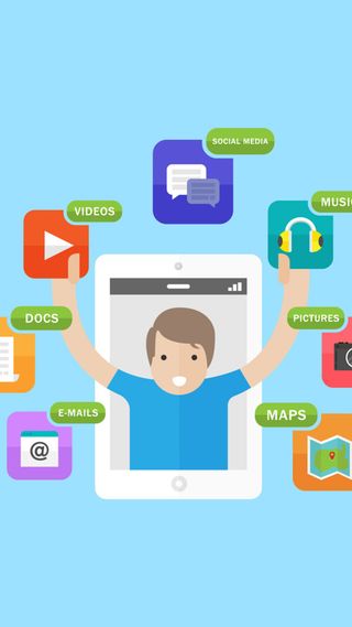 手机功能展示背景图高清