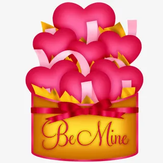 214情人节爱心装饰免抠