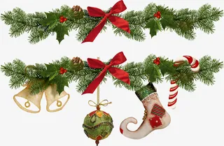 圣诞节铃铛素材免抠