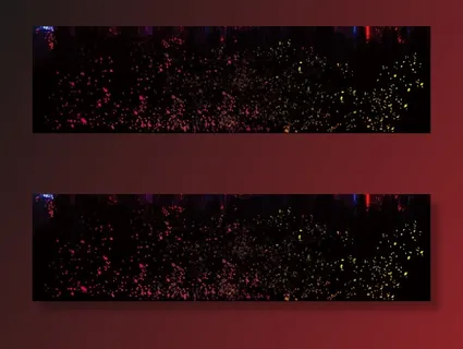 音乐碎片个性背景banner免抠 音乐碎片个性背景banner免抠