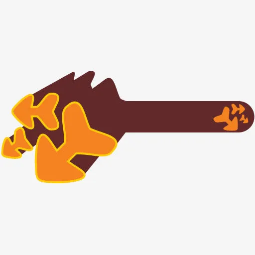 艺术箭头骨头装饰免抠