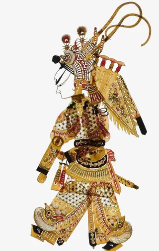 中国风皮影戏之杨戬免抠