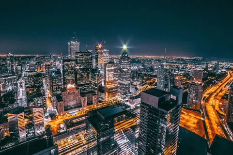 星空灯光城市夜景免抠 星空灯光城市夜景免抠