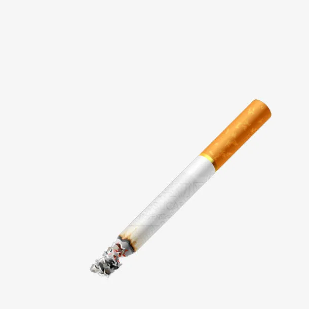 点着的香烟免抠