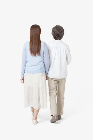 母女的背影免抠