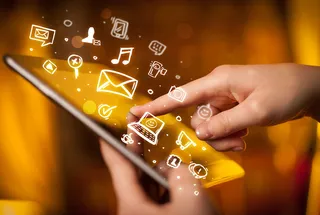 手指电子产品科技平面广告高清