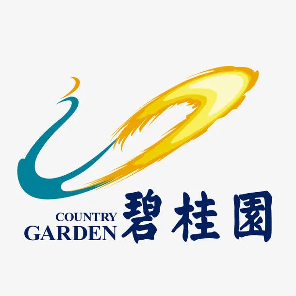 碧桂园logo免抠标签元素
