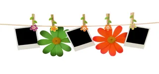 简约的图片墙背景高清