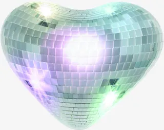 科技光心形七夕免抠