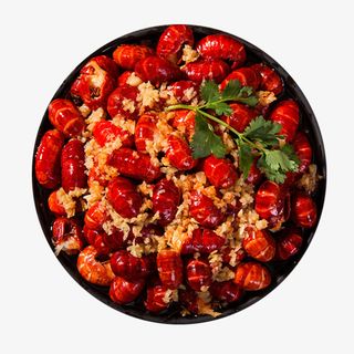 蒜蓉龙虾十三香免抠