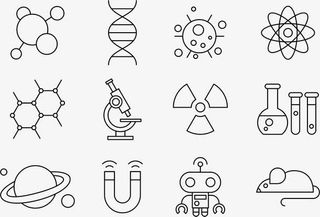 生命科学图标免抠