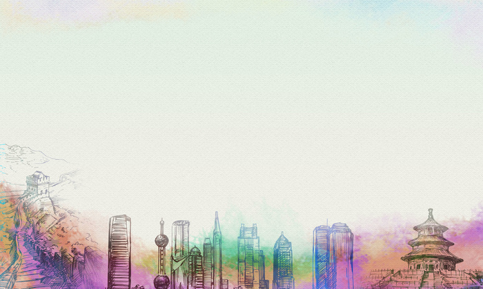素描城市纹理商业背景图高清