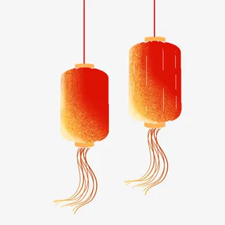 中国风灯笼古风装饰PNG透明免抠素材免抠