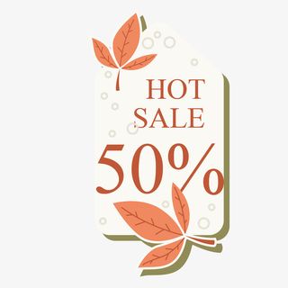 小清新粉色标签免抠