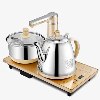 银色不锈钢电热壶免抠