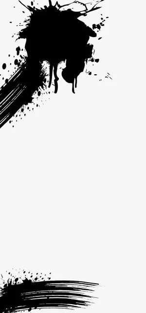 招聘海报墨水装饰免抠