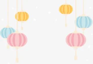 卡通灯笼免抠