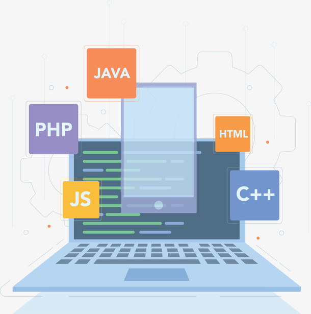 笔记本电脑开发代码免抠